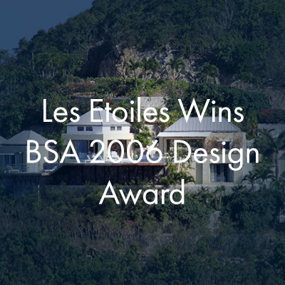 Les Étoiles wins BSA 2006 design award.