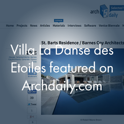Villa La Danse des Étoiles featured on Archdaily.com